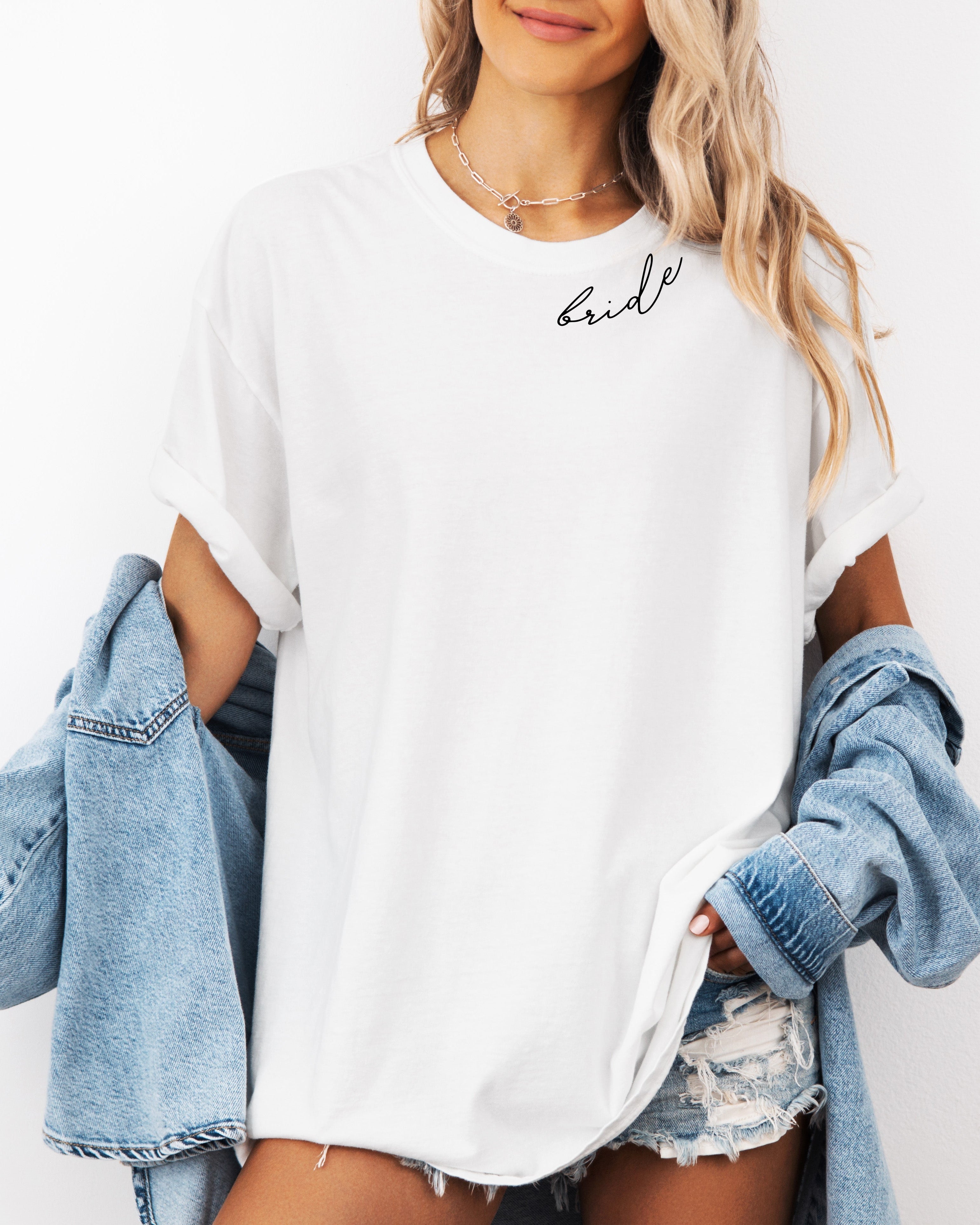 Bride Mrs Honeymoon Comfort Colors Garment-Dyed T-Shirt – Bridal Shower & Wedding Gift Tee