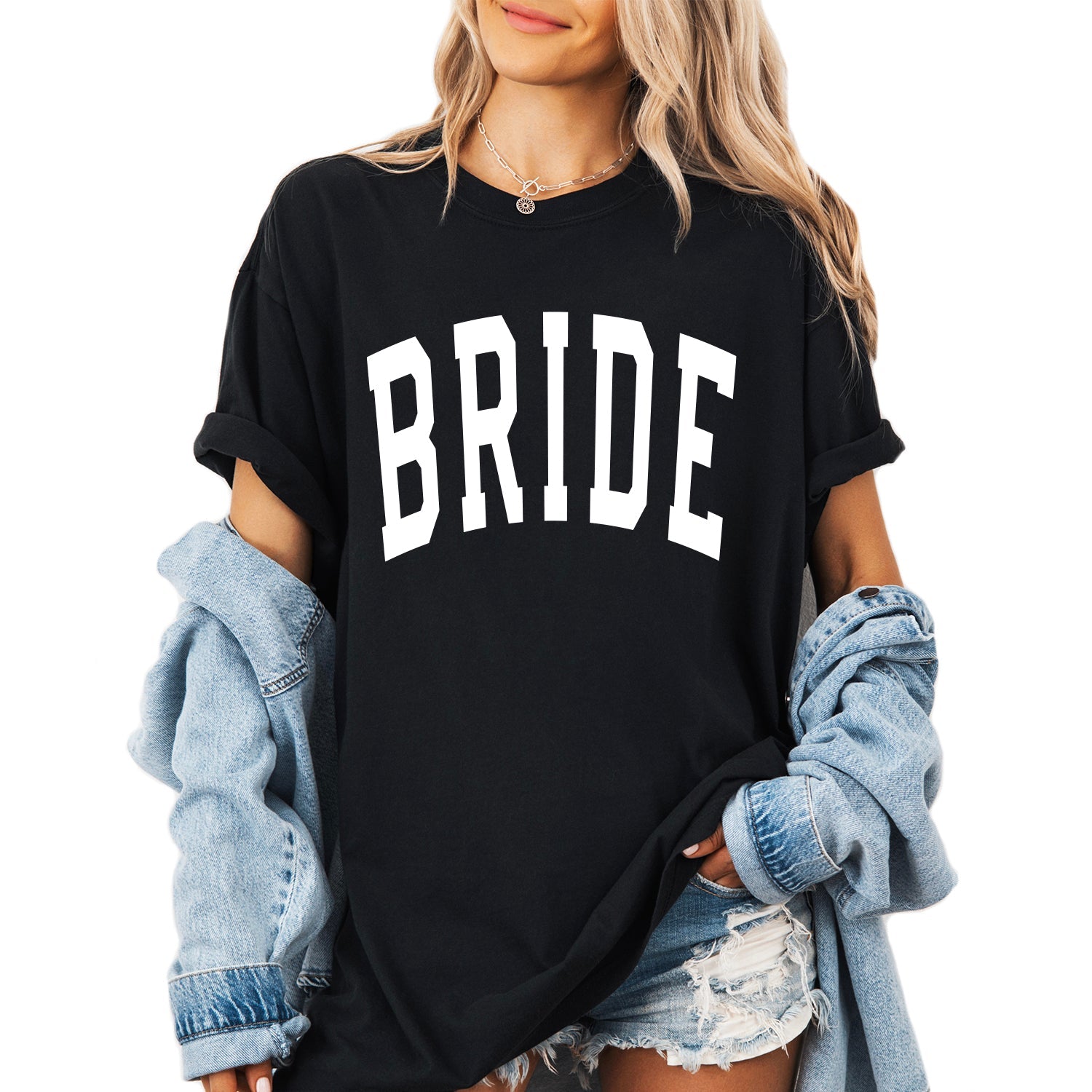 Bride Mrs Honeymoon Comfort Colors Garment Dyed T Shirt