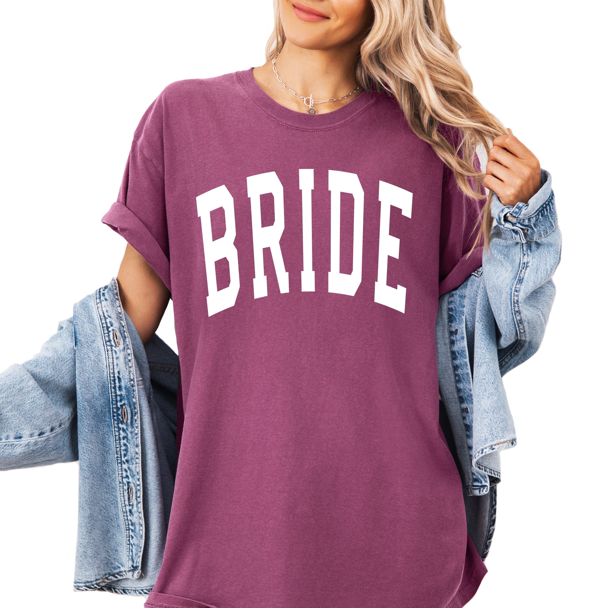Bride Mrs Honeymoon Comfort Colors Garment Dyed T Shirt