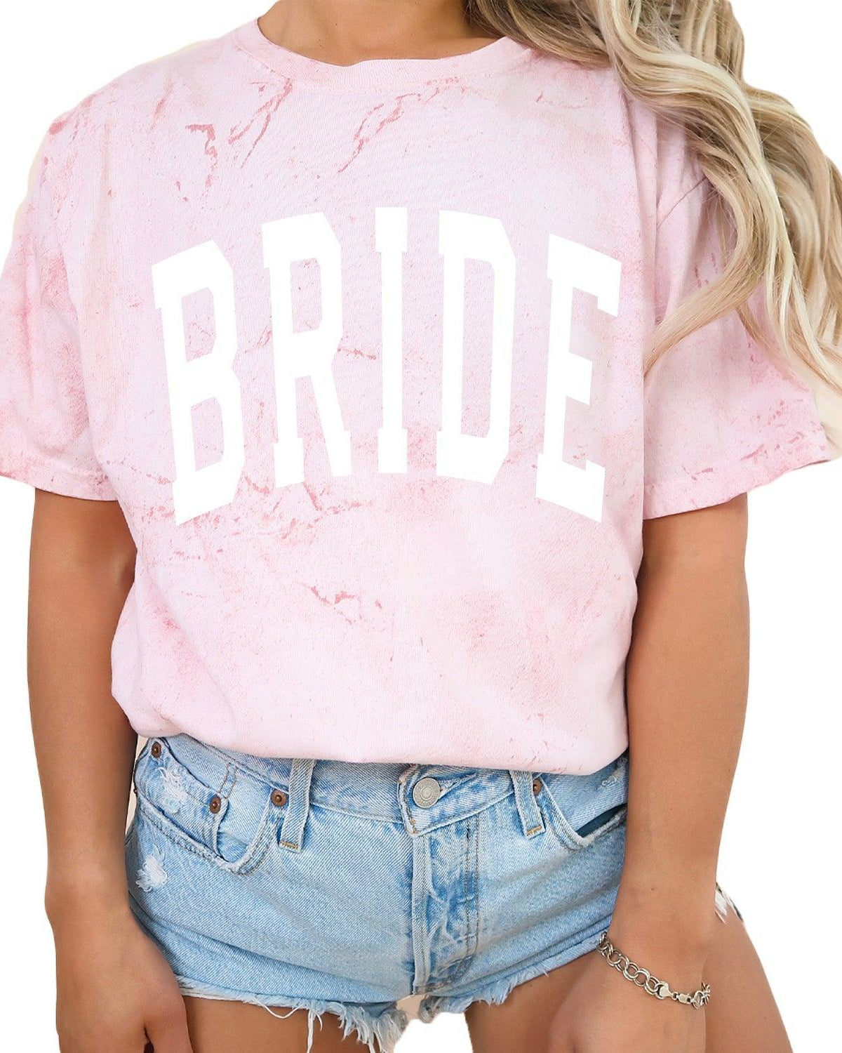 Bride Mrs Honeymoon Comfort Colors Garment Dyed T Shirt