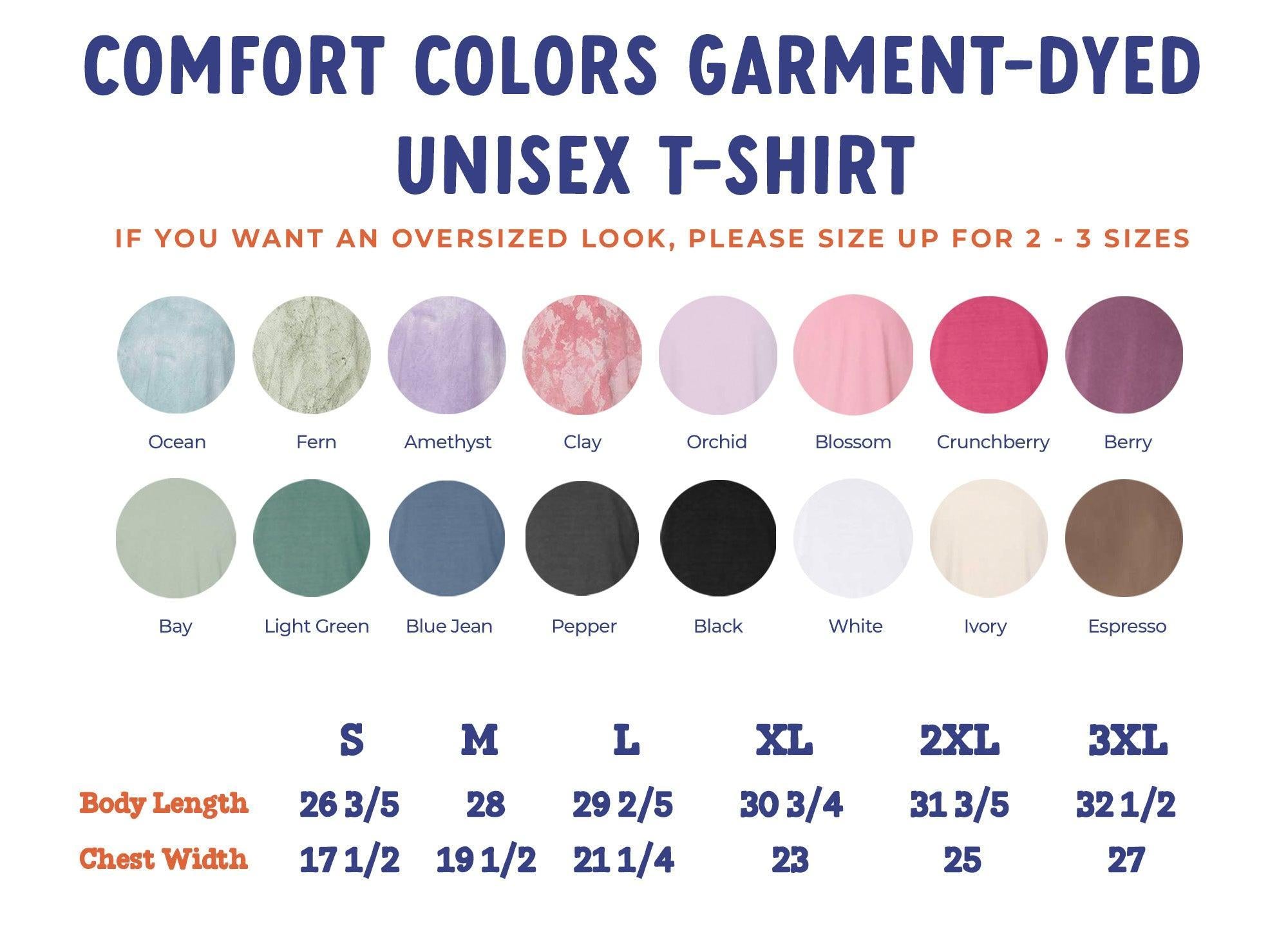 Bride Mrs Honeymoon Comfort Colors Garment-Dyed T-Shirt – Bridal Shower & Wedding Gift Tee