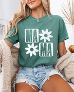 Mama Flower Comfort Colors T-Shirt – Floral Graphic Garment-Dyed Mom Tee