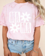 Mama Flower Comfort Colors T-Shirt – Floral Graphic Garment-Dyed Mom Tee