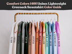 Mama Heart Around Neck Garment Dyed Comfort Colors Sweatshirt
